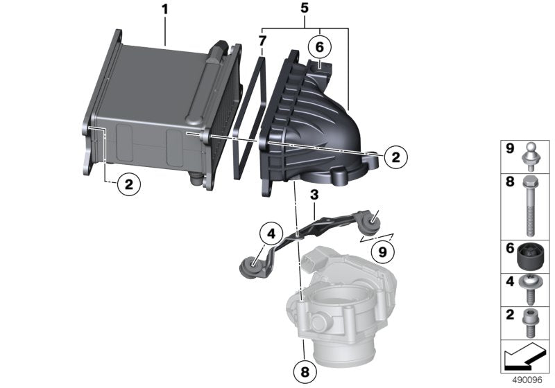 Genuine BMW 17518647964 RR31 Air Channel 45267 (Inc. Phantom, Phantom EWB & Cullinan Black Badge)