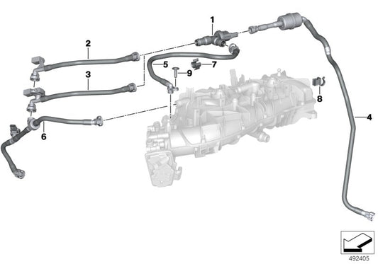Genuine BMW 13908685649 G29 Suction Jet Pump With Line (Inc. Z4 20i & Z4 30i)