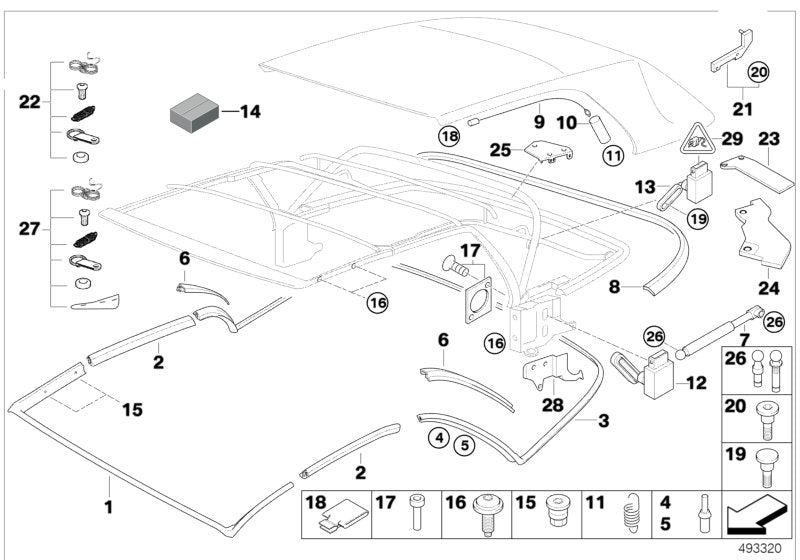 Genuine BMW 54318268990 E46 Cover, Tensioner Right (Inc. 318Ci, 330Cd & 320Ci)