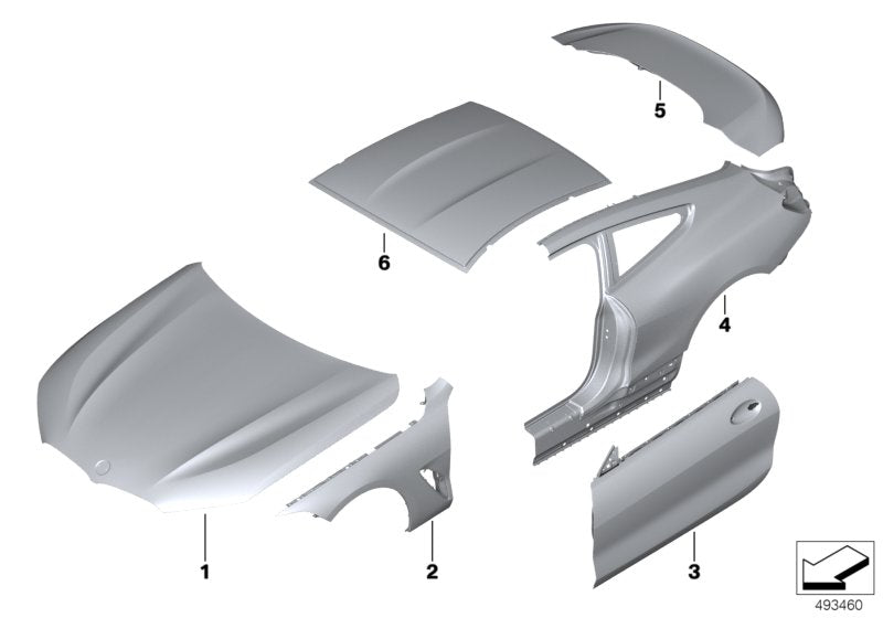 Genuine BMW 51767417257 F92 G15 Trunk Lid Sealing (Inc. M850iX, 840i & M8)
