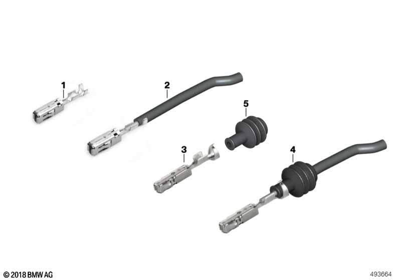 Genuine BMW 61135A7D687 Contact Bushing Mcp 2.8 0,2-0,35MM² AG | ML Performance UK Car Parts