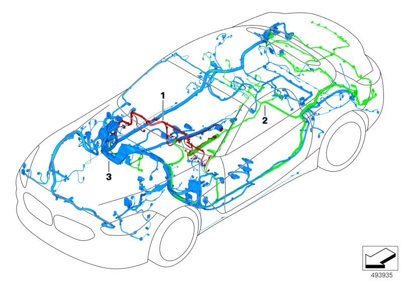 Genuine BMW 61112465507 G29 Main Wiring Harness, Duplicate (Inc. Z4 M40i, Z4 30i & Z4 20i)