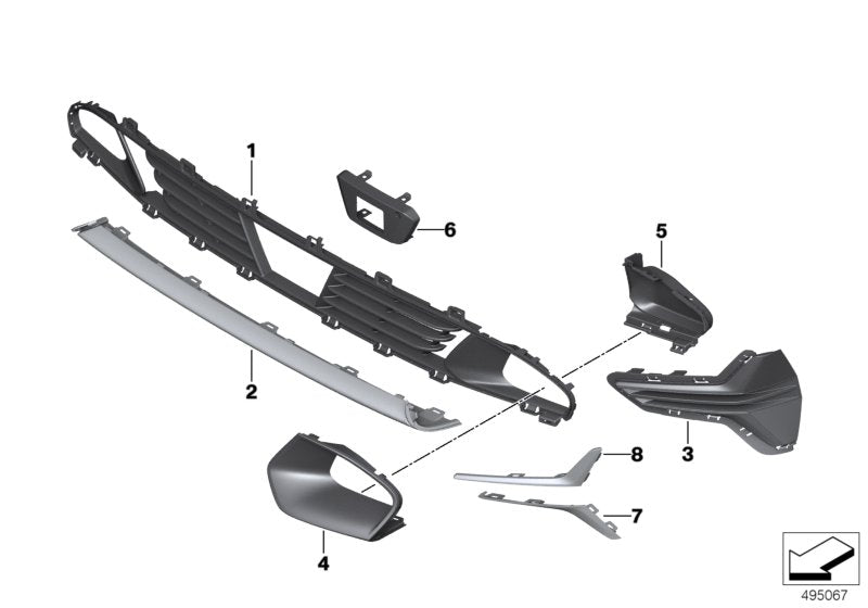 Genuine BMW 51117478822 G20 G21 Cover (Inc. 330d, 330i & 320i 1.6)