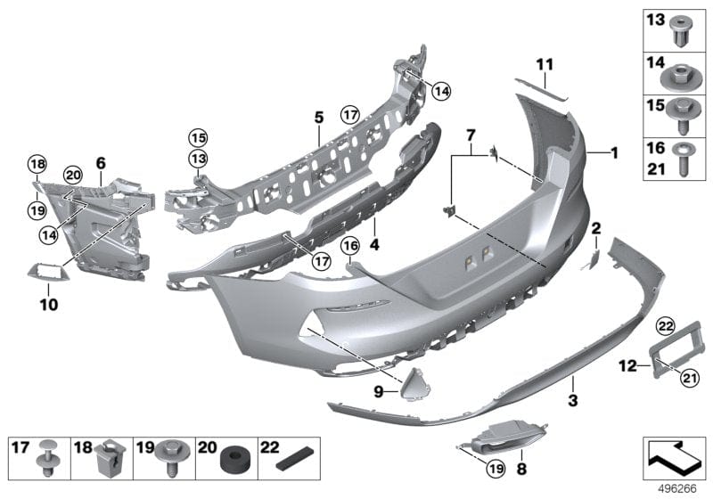 Genuine BMW 51128737576 G14 G15 Absorber Funnel, Right (Inc. 840dX, 840i & 840iX)