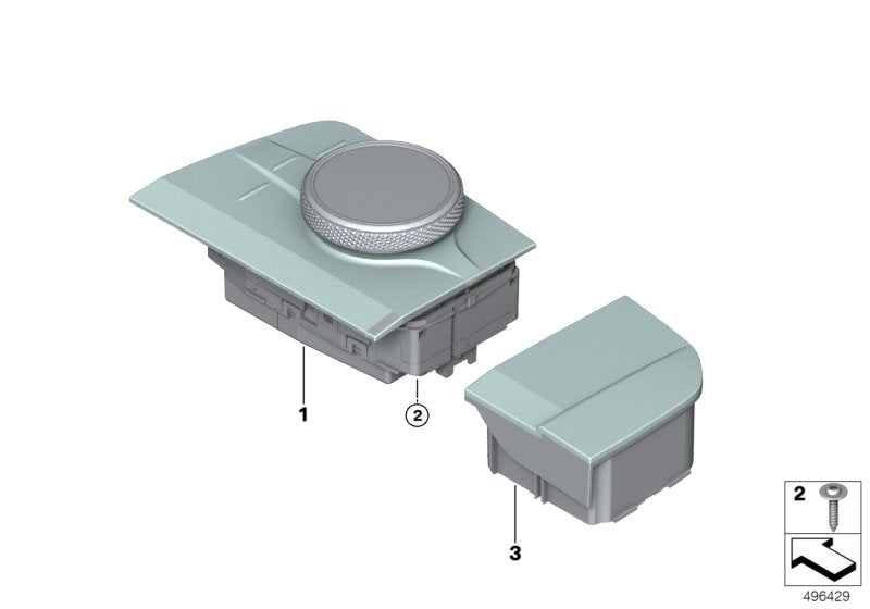 Genuine BMW 65826995228 G21 F44 G29 Cover, Central Operating Unit LHD (Inc. 320d, 220d & 218i)