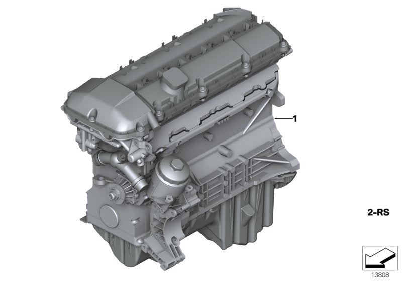 Genuine BMW 11000140993 E46 E85 Exch. Short Engine 256S5 (Inc. Z4 2.5i, 325ti & 325i)