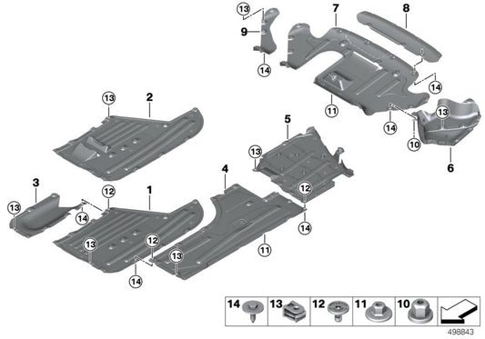 Genuine BMW 51757428192 Rear Diffusor | ML Performance UK Car Parts
