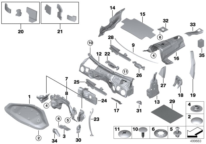 Genuine BMW 51477367278 Seal For Outer Skin, Right (Inc. 340i, 330dX & 320dX)