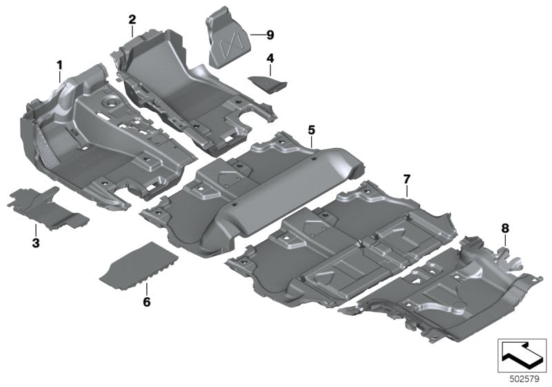Genuine BMW 51477434324 G07 G05 G06 Insert, Front Right (Inc. X5 50iX & X6)