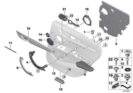 Genuine BMW 51427410975 Decor Strip, Left LÄNGSSCHLIFF (Inc. X1)