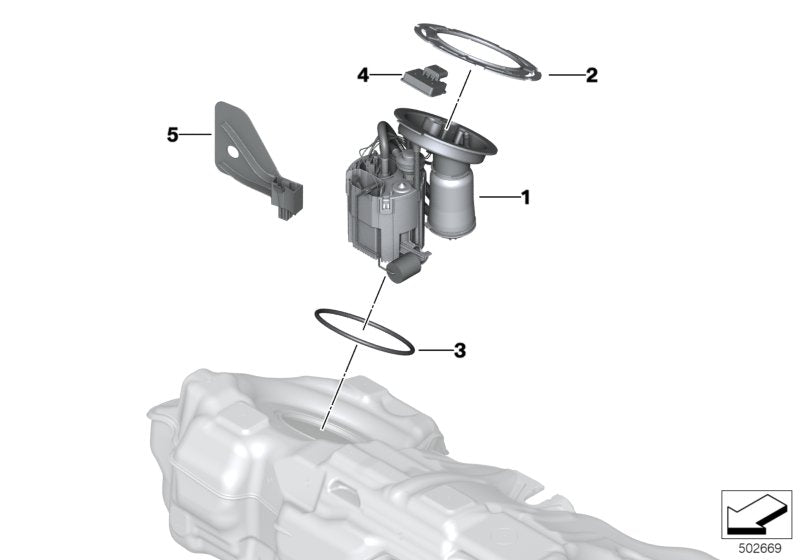 Genuine BMW 16117473444 G20 G21 Supply Module (Inc. 320iX, 320i & M340iX)