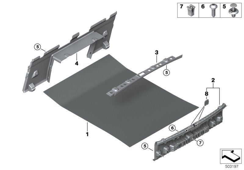Genuine BMW 51477435256 G14 F92 F91 Rear Window Frame Trim (Inc. 840dX, 840iX & M8)