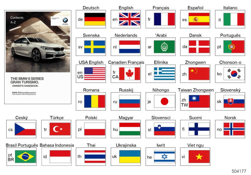 Genuine BMW 01402982035 G32 Owner's Manual G32 SL (Inc. 640iX, 630i & 640i)