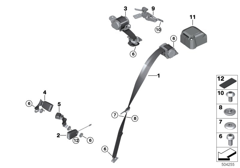 Genuine BMW 52207375550 Holder (Inc. X1)