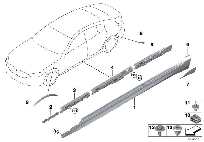 Genuine BMW 51777489919 F93 G16 Protection Foil (Inc. 840dX, 840iX & M8)