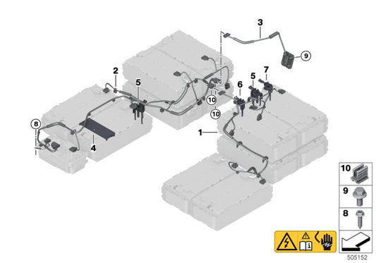 Genuine BMW 61278697680 G05 Cable Guide (Inc. X5 45eX)