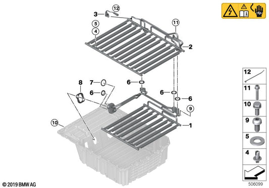 Genuine BMW 07129908570 F15 G30 Isa Screw V-M6GFX16 (Inc. X5 40eX, X3 30eX & Cooper SE ALL4)