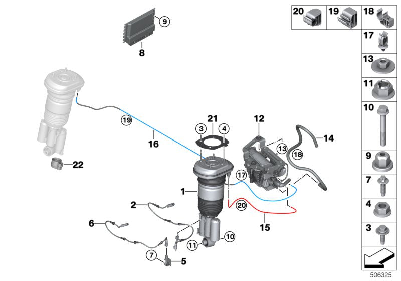 Genuine BMW 37146889577 G31 G32 Control Unit For Vdp LOW (Inc. 520dX, 630i & 630iX)
