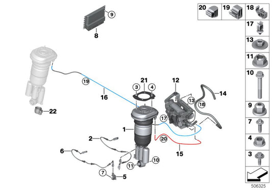 Genuine BMW 37146889577 G31 G32 Control Unit For Vdp LOW (Inc. 520dX, 630i & 630iX)