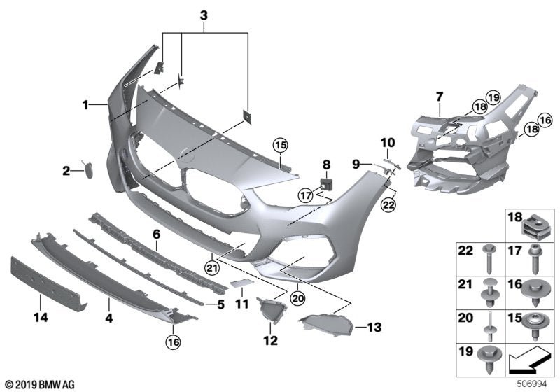 Genuine BMW 51118075494 F44 Cover Right MSP (Inc. 228iX, 220d & 218i)
