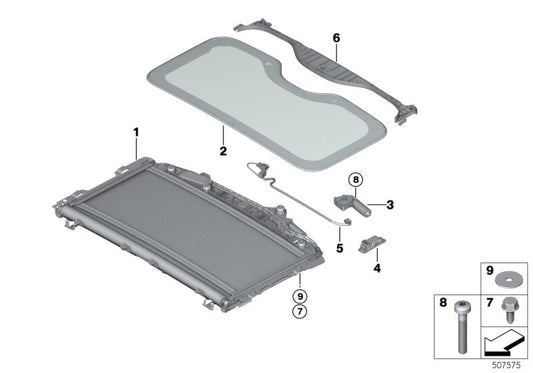 Genuine BMW 54107454039 G07 Covering Inner (Inc. X7)