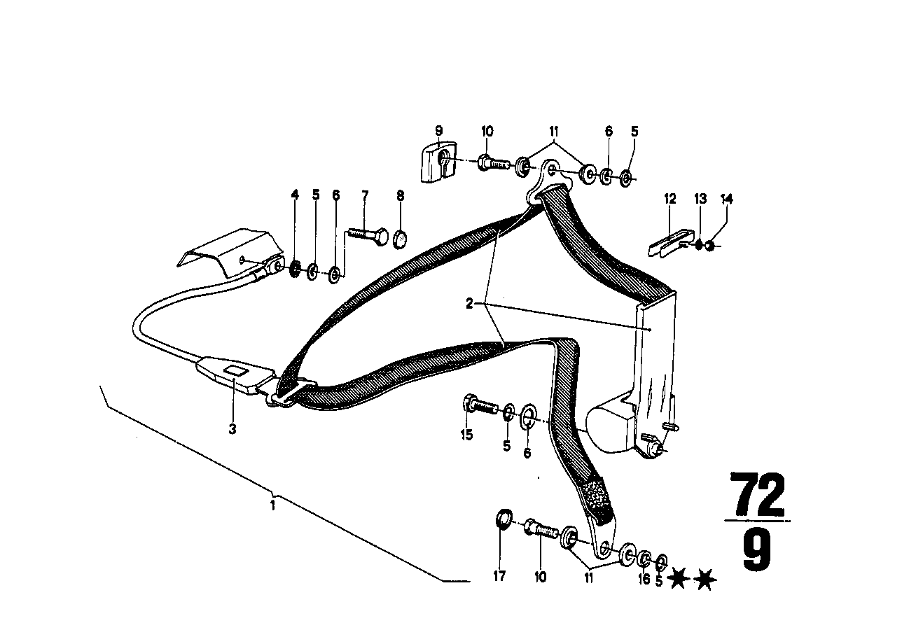 Genuine BMW 72111813919 E23 E26 E12 Stop Disk (Inc. 318i, 3.0CSL & 2800)