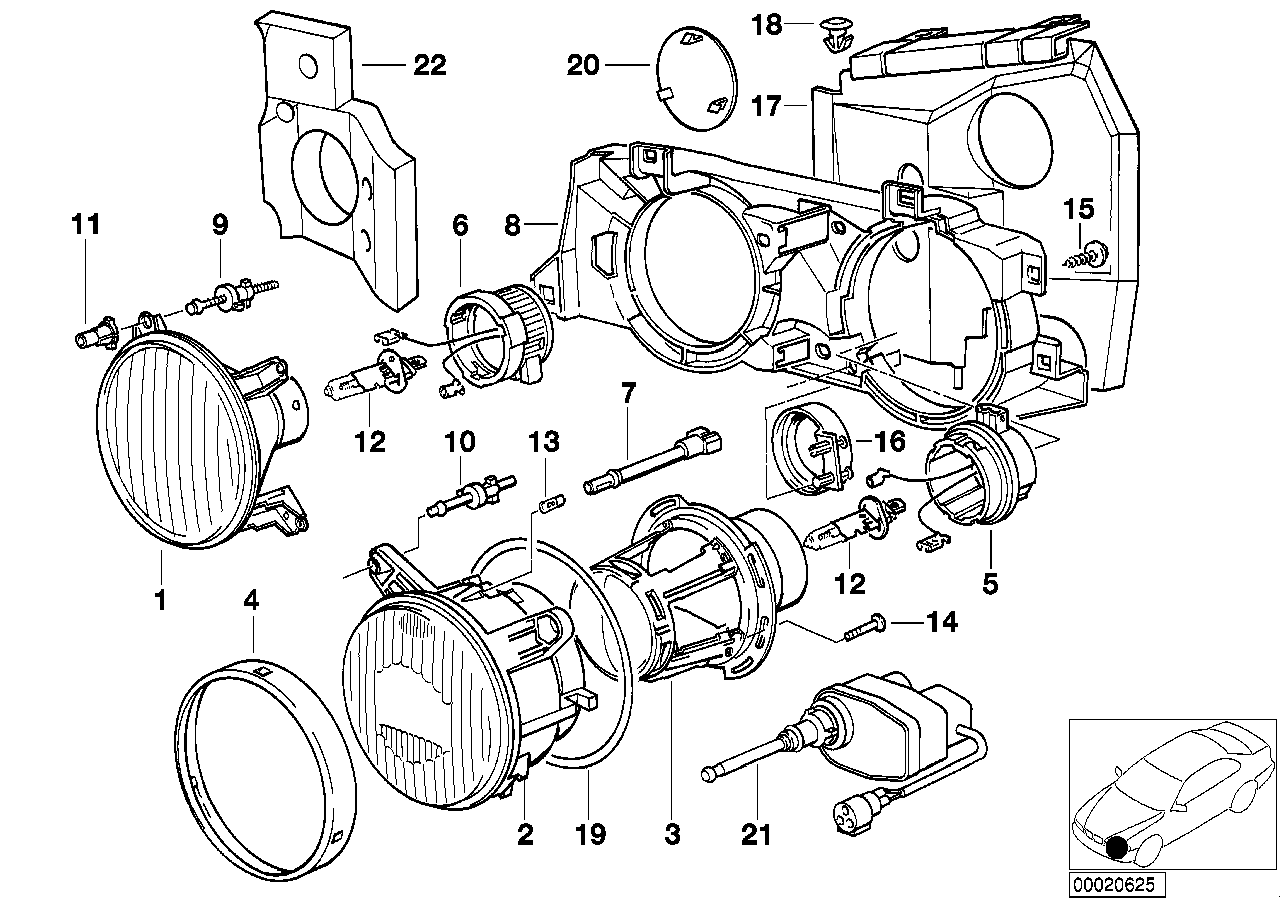 Genuine BMW 51711946438 E34 Covering Right (Inc. 525ix, 525tds & 525i)