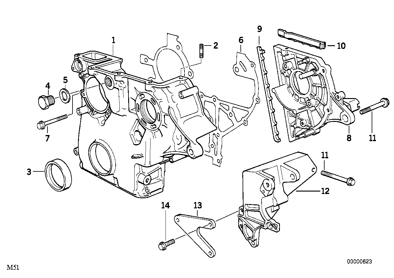 Genuine BMW 13512244765 E36 E34 Profile-Gasket (Inc. 525tds, 525td & 325td)