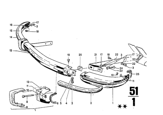Genuine BMW 51111829494 Rubber Strip Right RECHTS (Inc. 3.3Li, 3.3L & 3.0SBav)