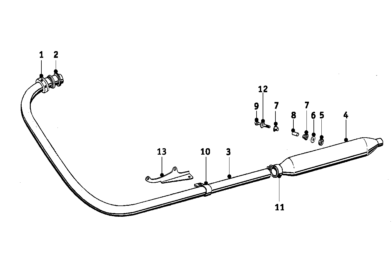 Genuine BMW 18214090130 Spacer Sleeve R25/3 (Inc. R25/3)