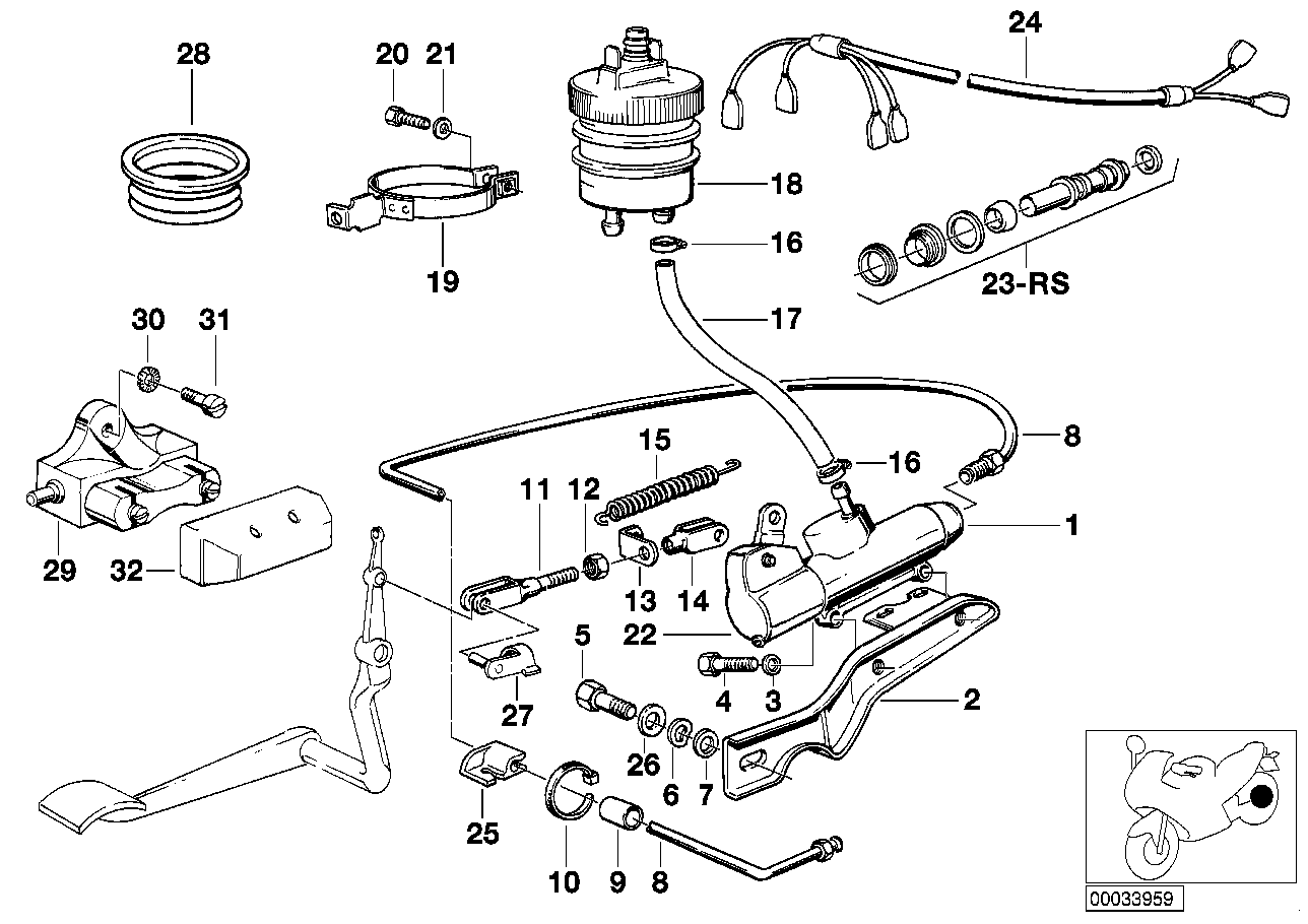 Genuine BMW 34311237233 Repair Kit Brake Master Cylinder 15,87