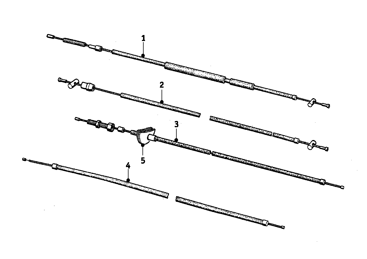 Genuine BMW 13212072348 Accelerator Cable HOCHLENKER (Inc. R50/2, R50 S & R69 S)