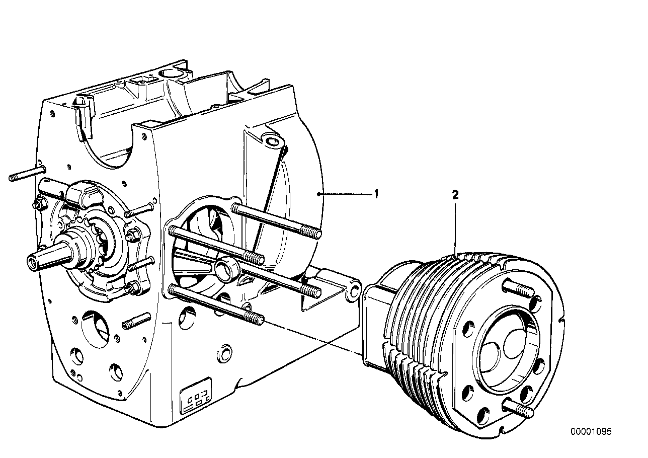 Genuine BMW 11001337390 Cylinder With Piston D=94 E=9,5