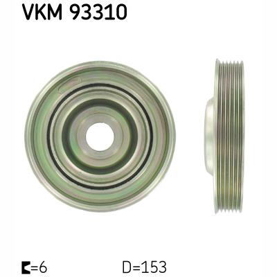 SKF VKM93310 Crankshaft Belt Pulley