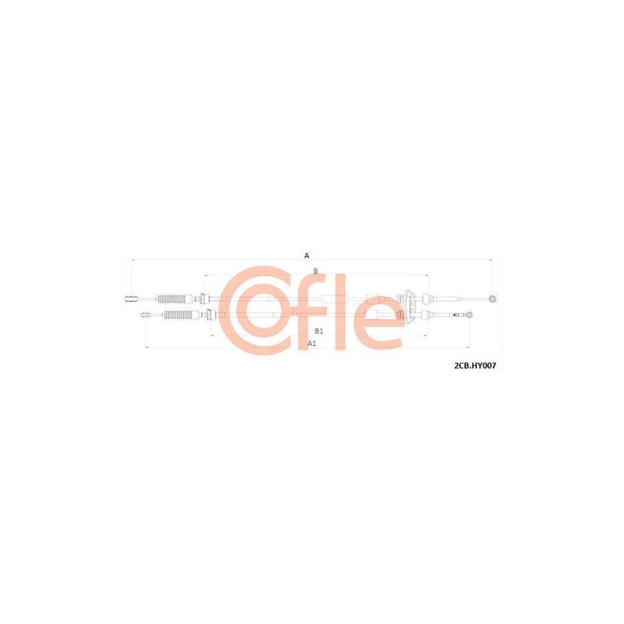 Cofle 2Cb.Hy007 Cable, Manual Transmission