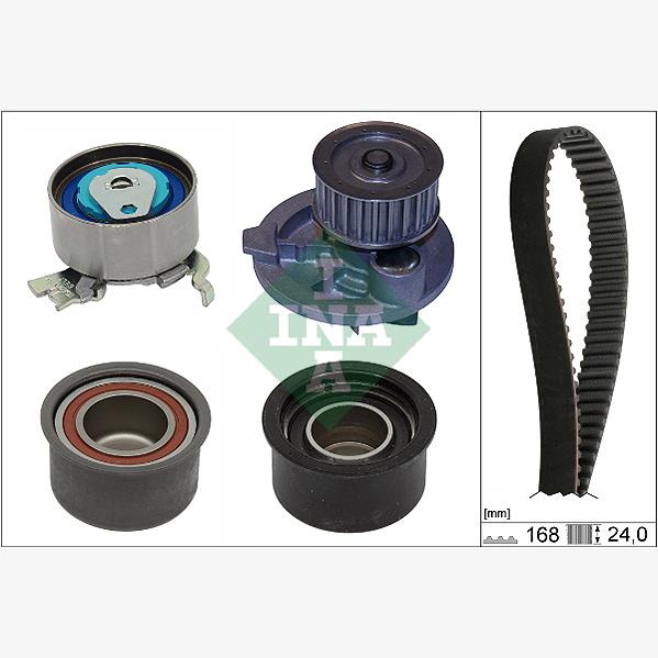 INA 530044430 Water Pump & Timing Belt Kit