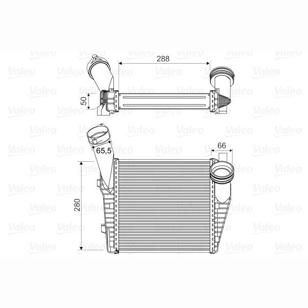 VALEO VAL818814 Charge Air Cooler