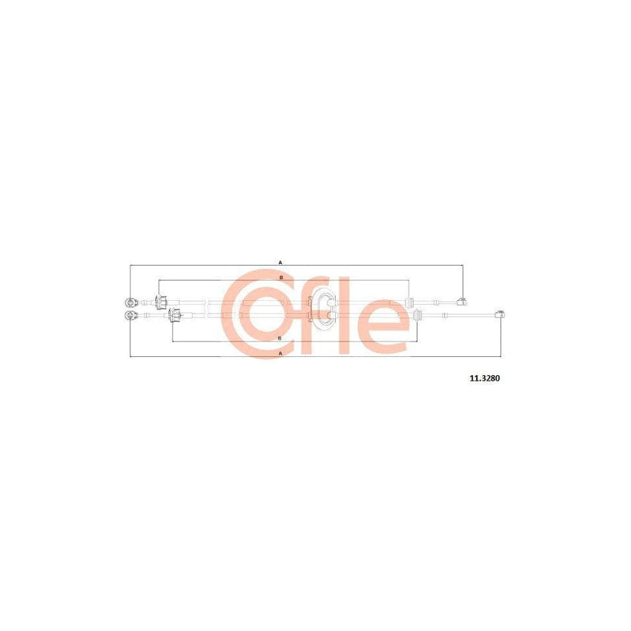 Cofle 11.3280 Cable, Manual Transmission