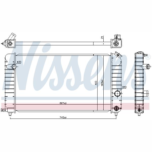 NISSENS NIS691953 Engine Radiator