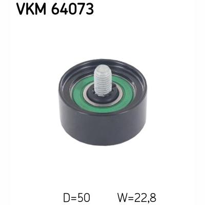 SKF VKM64073 V-Ribbed Belt Deflection/Guide Pulley