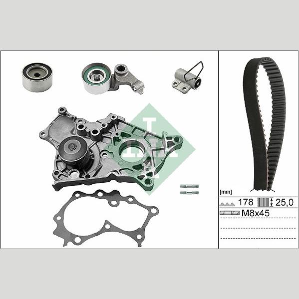 INA 530054330 Water Pump & Timing Belt Kit
