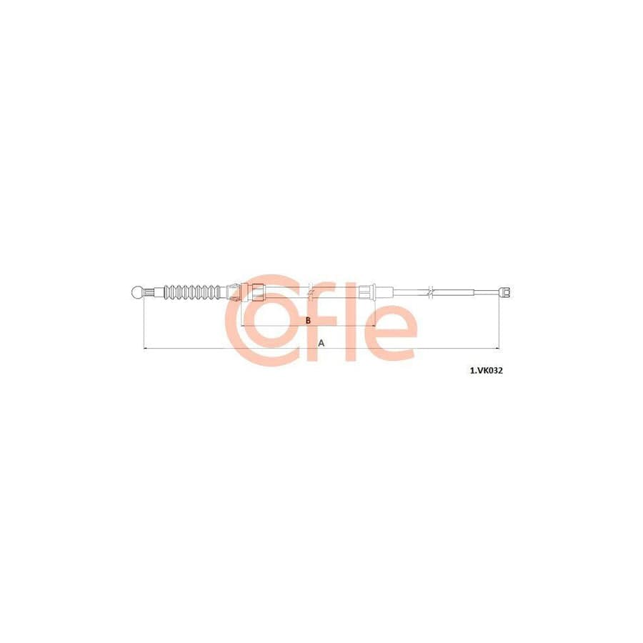 Cofle Bh.Pe039 Brake Hose