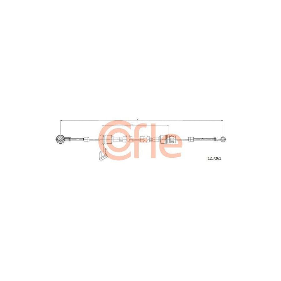 Cofle 12.7261 Cable, Manual Transmission