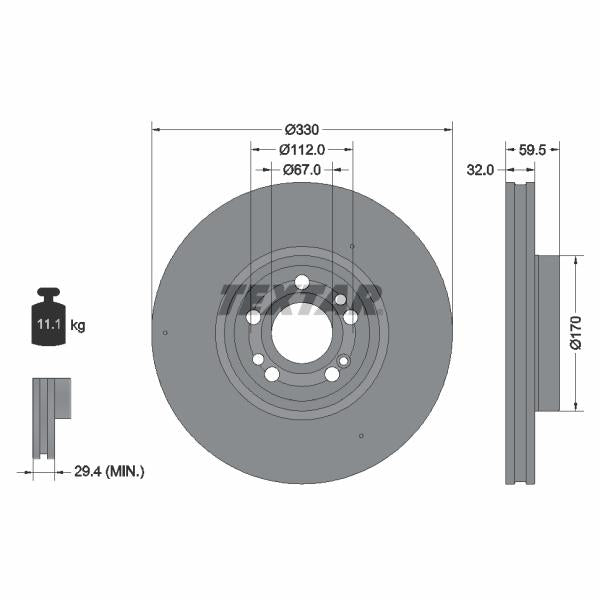 QUICK BRAKE QB113-1411X Brake Caliper Guide Sleeve Kit
