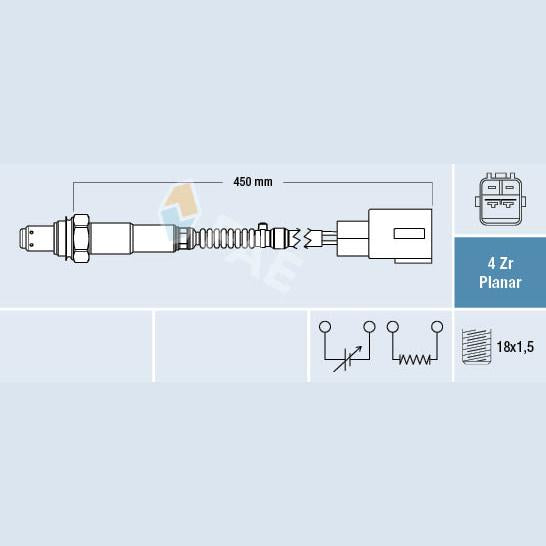 FAE AE77457 Lambda Sensor