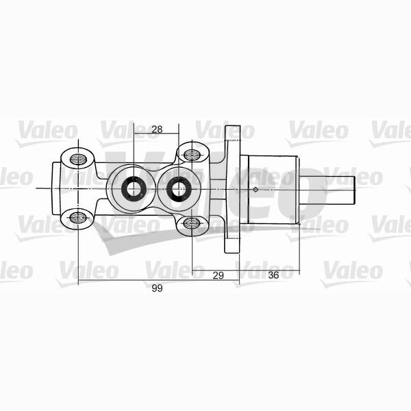 VALEO VAL350824 Brake Master Cylinder
