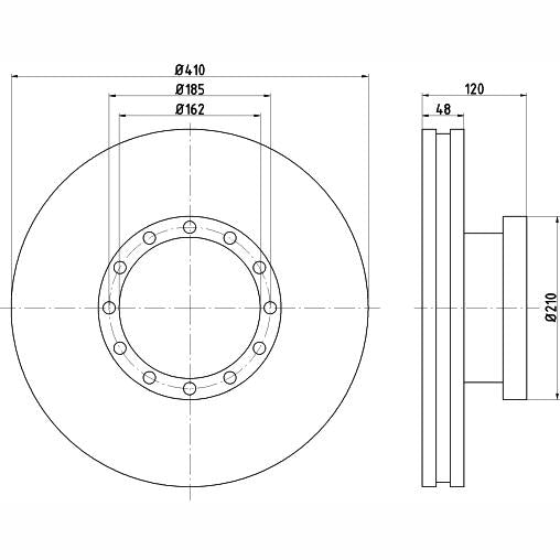 TEXTAR 93193700 Brake Disc