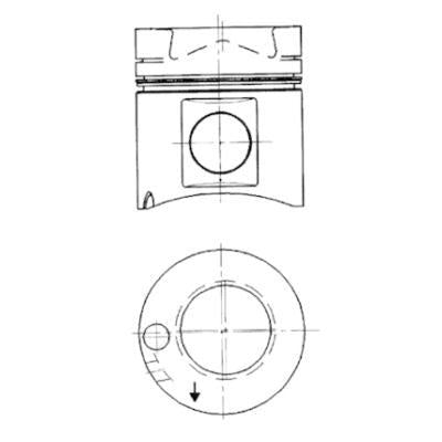KOLBENSCHMIDT 40176600 Piston