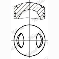 NURAL 87-527200-00 Piston