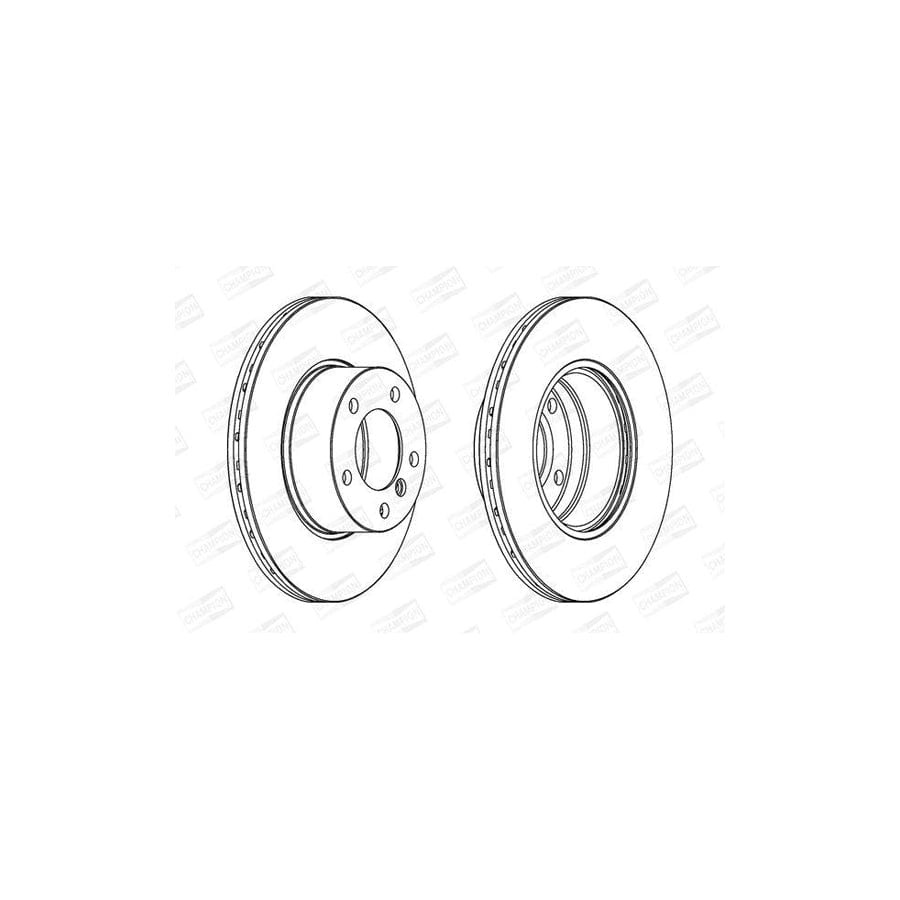 Champion 562035Ch Brake Disc for BMW 5 Series